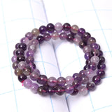 Red Purple Auralite 23 Cacoxenite Beads Bracelet 6mm Women Men AAAAA