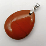 Red Rainbow Stone Teardrop Pendant Lucky Jewelry For Woman Gift S410