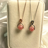 Red Rhodochrosite Pendant Jewelry Luck Love Gift Beads Stone Crystal Gemstone