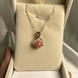 Red Rhodochrosite Pendant Jewelry Luck Love Gift Beads Stone Crystal Gemstone