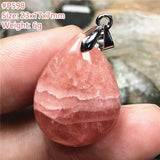 Red Rhodochrosite Pendant Jewelry Luck Crystal Beauty Stone AAAAA