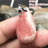 Red Rhodochrosite Pendant Jewelry Luck Crystal Beauty Stone AAAAA