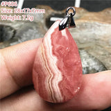 Red Rhodochrosite Pendant Jewelry Luck Crystal Beauty Stone AAAAA