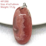 Natural Red Rhodochrosite Pendant Jewelry Water Drop Beads