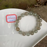 Red Rutilated Quartz Bracelet Titanium Beads 7mm 8mm