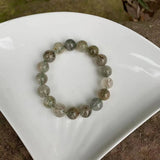 Red Rutilated Quartz Bracelet Titanium Beads 7mm 8mm