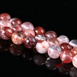 Red Rutilated Quartz Round Beads 6 8 10mm