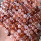 Red Rutilated Quartz Round Beads 6 8 10mm