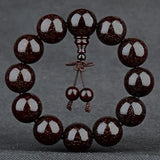 Red Sandalwood Leaves 108 Beads Rosary Bracelet 2.0