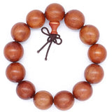 Red Sandalwood Padauk Beads Bracelet Ironwood Bean Prayer Beads Jewelry Bracelet