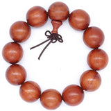 Red Sandalwood Padauk Beads Bracelet Ironwood Bean Prayer Beads Jewelry Bracelet