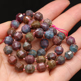 Natural Red Sapphire Beaded Round Faceted Beads 8mm
