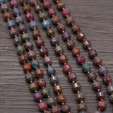 Natural Red Sapphire Beaded Round Faceted Beads 8mm