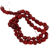 Natural Red Sea Bamboo Beaded DIY Jewelry Loose Beads