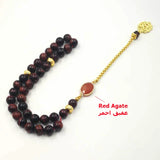 Red Tiger Eye Stone Tasbih Allah 33 45 66 99 Prayer Beads Islamic Prayer