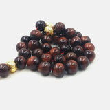 Red Tiger Eye Stone Tasbih Allah 33 45 66 99 Prayer Beads Islamic Prayer