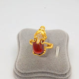 Red Agate Bracelet Ring Pendant for Protection and Wealth
