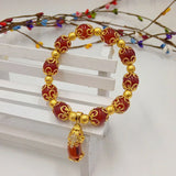 Red Agate Bracelet Ring Pendant for Protection and Wealth