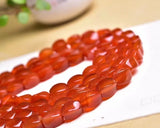 Red Agate Stone Bracelet 8X12mm Energy Magnetic Field Jewelry