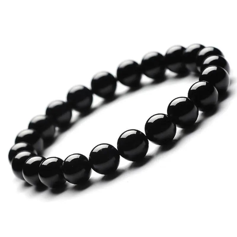 Red & Agate 8MM Round Bead Bracelet Boutique Jewelry Gift