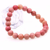 Rhodochrosite Stone Bracelet 8MM Round Ro'se Beaded Gift