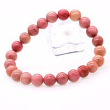 Rhodochrosite Stone Bracelet 8MM Round Ro'se Beaded Gift