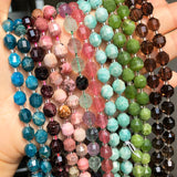 Natural Rhodonite Canada Jades Quartz Apatite Amazonite Stone Beads