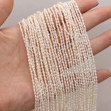 Small Natural Freshwater Pearl Beads for Jewelry Making DIY 1.8-2mm