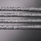 Clear Quartz Strand Beads Rondelle Faceted Abacus Shape 3x6/4x8mm