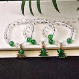Clear Quartz Bracelet Natural Rock Crystal Chakra Jewelry