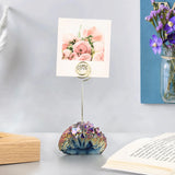 Rock Quartz Titanium Table Card Holder Wedding Name Holders