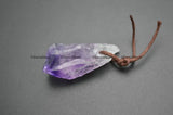 10pc Natural Amethyst Quartz Stone Pendants
