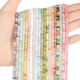 15'' Strand 4x2MM Amethysts Opal Beads Round Bead Pink Quartz Amazonite