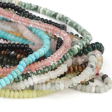 5x2mm Tiger Eye Agate Jade Quartz Round Beads