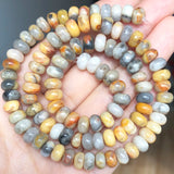 Natural Stone Beads Abacus Quartz Agates Labradorite Lapis Loose Beads