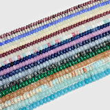 Rondelle Stone Crystal Beads Loose Spacer Beads for Jewelry Making