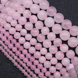 Natural Rose Crystal Loose Beads For DIY Jewelry