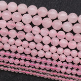 Natural Rose Crystal Loose Beads For DIY Jewelry