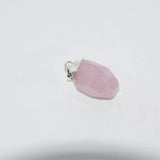 Rose Crystal Quartz Point Pendant for Women Necklace