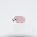 Rose Crystal Quartz Point Pendant for Women Necklace