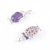 Rose Quartz Agate Stone Tiny Owl Pendants Reiki Lucky Animal Jewelry Necklaces