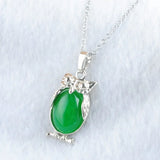 Rose Quartz Agate Stone Tiny Owl Pendants Reiki Lucky Animal Jewelry Necklaces