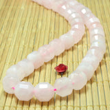 Rose Quartz Faceted Double Terminated Point Loose Beads Semi Precious Stone