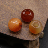 Natural Stone Large Hole Bead Pendant 14MM for Jewelry Making DIY Necklace