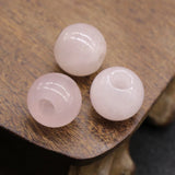Natural Stone Large Hole Bead Pendant 14MM for Jewelry Making DIY Necklace