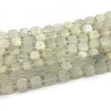 Rose Quartz Moonstone Citrine Jade Amethyst Stone Beads 15'' DIY Loose Beads