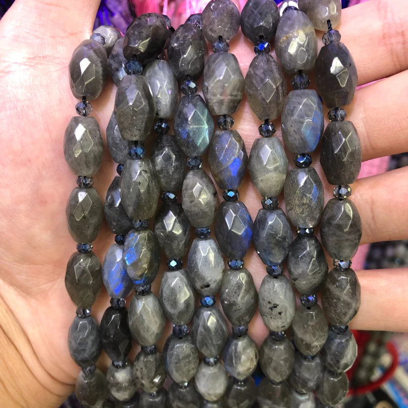 Rose Quartzs Crystal Barrel Beads 10x14mm for DIY Jewelry Making