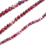 Rose Red Colorful Rain Jaspers Stone Beads 4-12mm 15''