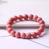 Rhodonite Round Beads Bracelet Crystal Gemstone Stretch 10mm