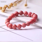 Rhodonite Round Beads Bracelet Crystal Gemstone Stretch 10mm